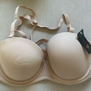 NWT Wacoal Red Carpet Strapless Bra 32DD - SAND Color
